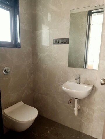 Bathroom in 2 BHK Apartment at Border Roads CHS Phase 1, Dhanori – for Rent