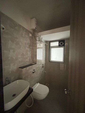 Bathroom in 2 BHK Apartment at Ashar Axis, Majiwada – for Rent