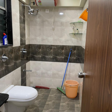 Bathroom in 2 BHK Apartment at Siddhesh Optimus, Viman Nagar – for Rent