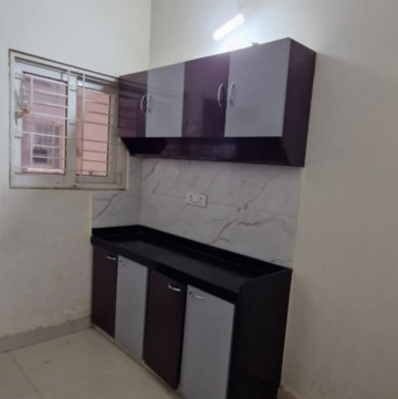Kitchen in 3 BHK Builder Floor at Kondapur – for Rent