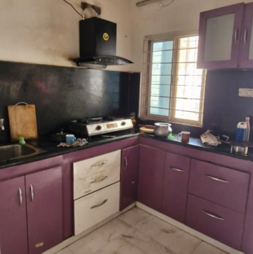 Kitchen in 2 BHK Builder Floor at Kondapur – for Rent