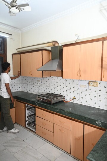 Kitchen in 2 BHK Apartment at New Generation Maple Apartments, Dhakoli – for Rent