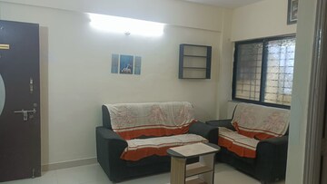 Living Room in 1 BHK Apartment at Jay Ganesh Apartment, Kharadi – for Rent