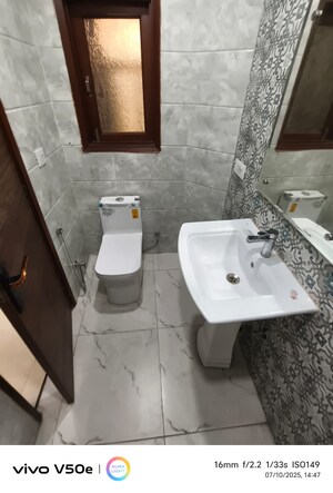 Bathroom in 1 BHK Apartment at Dwarka – for Sale