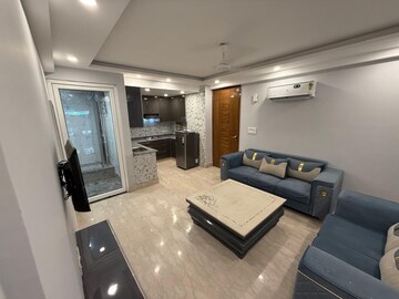 Living Room in 1 BHK Builder Floor at Malviya Nagar – for Rent