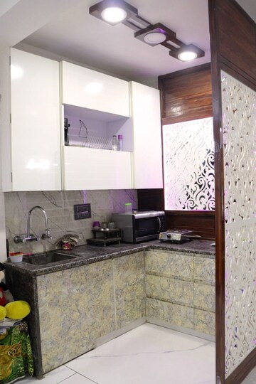 Kitchen in 1.5 BHK Builder Floor at Prashant Vihar – for Rent
