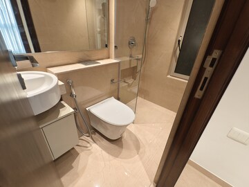 Bathroom in 2 BHK Apartment at Hiranandani Highland, Powai – for Rent