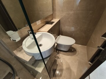 Bathroom in 1 BHK Apartment at Hiranandani Highland, Powai – for Rent