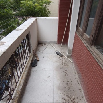 Balcony in 3 BHK Builder Floor at Boutique Residential Apartments C-220, Malviya Nagar – for Sale