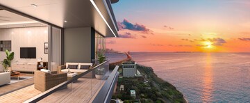 Balcony in 5 BHK Apartment at Bandra West – for Sale