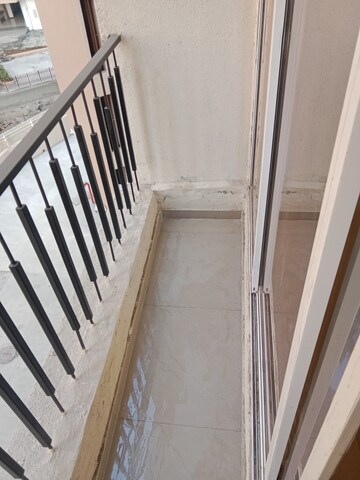 Balcony in 1 BHK Apartment at Unicorn Global Arena, Naigaon East – for Rent