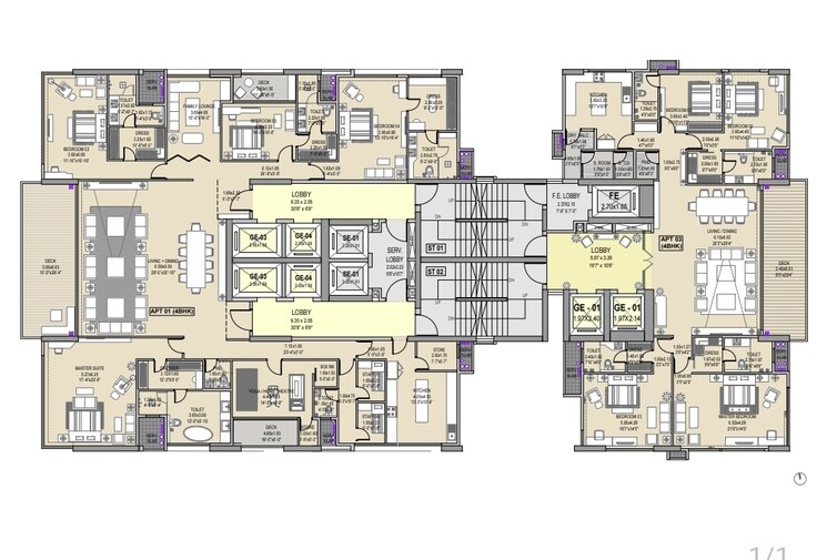 Floor Plan, bandra west 6 Bedroom 9448 Sq.Ft. Penthouse In Bandra West Mumbai 9041842