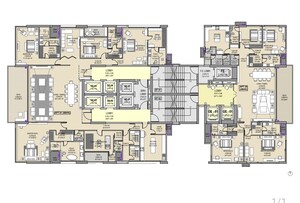 Floor Plan in 4 BHK Apartment at Bandra West – for Sale