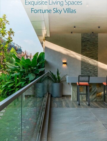 Balcony in 5 BHK Apartment at Sri Fortune Sonthalia Sky Villas, Kokapet – for Rent