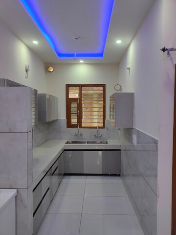 Kitchen in 3 BHK Apartment at Guru Nanak Enclave, Dhakoli – for Rent