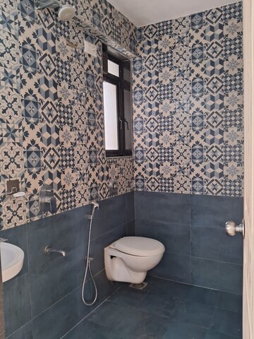 Bathroom in 3 BHK Apartment at Prabhat Kunj Apartment, Santacruz East – for Rent