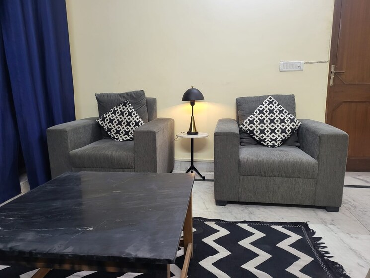 Living Room, sushant lok i 3 Bedroom 1700 Sq.Ft. Builder Floor In Sushant Lok I Gurgaon 9042190