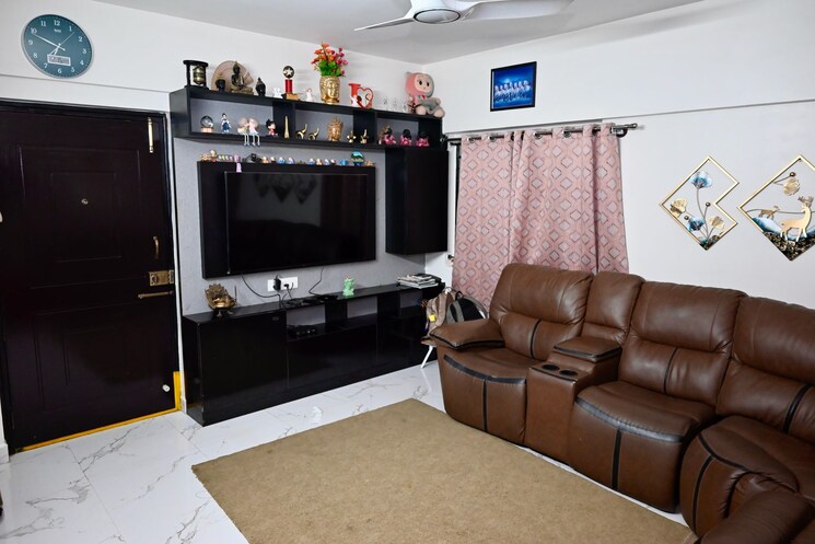 Living Room, mahaveer-celesse 3 Bedroom 1857 Sq.Ft. Apartment In Hunasamaranahalli Bangalore 9042246