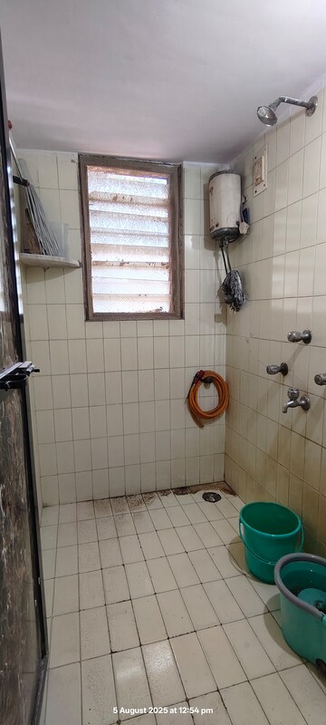 Bathroom in 1 BHK Apartment at Chandraprabha CHS, Bhandup East – for Rent