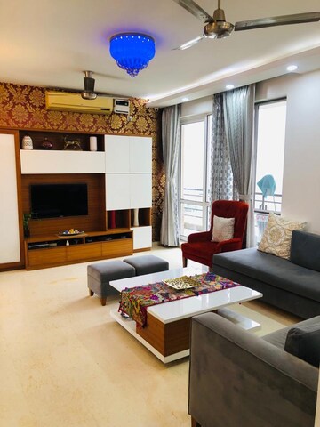 Living Room in 2 BHK Apartment at Unitech Harmony, Sector 50 – for Rent