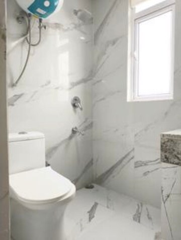 Bathroom in 3.5 BHK Builder Floor at Smart World Gems, Sector 89 – for Rent