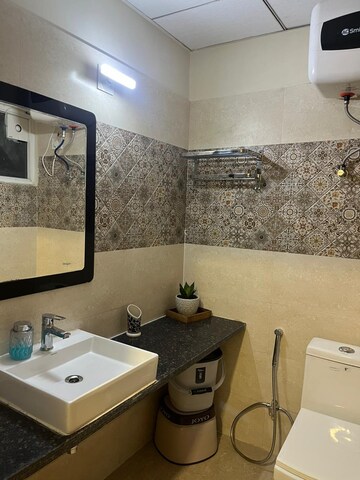Attached Bathroom in 1 BHK Apartment at Paramount Golfforeste, Zeta I Greater Noida – for Rent
