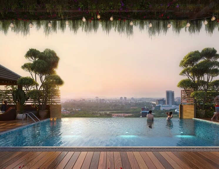 Swimming Pool, unique-legacy 3 Bedroom 978 Sq.Ft. Apartment In Keshav Nagar Pune 9042469