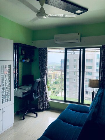 Living Room in 2 BHK Apartment at Kings Heights, Nahur East – for Rent