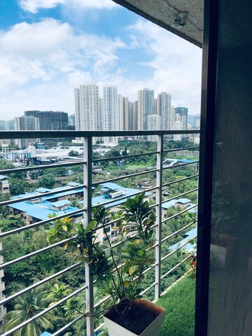 Balcony in 2 BHK Apartment at Kings Heights, Nahur East – for Rent
