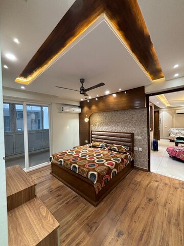 Bedroom in 3 BHK Builder Floor at Motia Blue Ridge, Dhakoli – for Rent