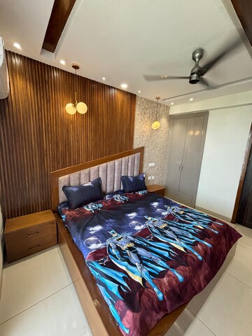 Bedroom in 3 BHK Builder Floor at Motia Blue Ridge, Dhakoli – for Rent
