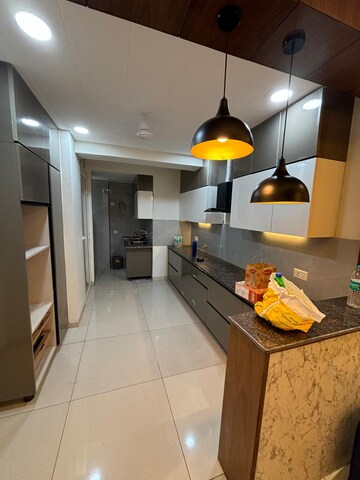 Team Area in 3 BHK Builder Floor at Motia Blue Ridge, Dhakoli – for Rent