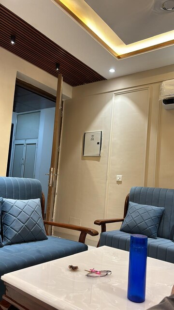 Bathroom in 3 BHK Builder Floor at Motia Blue Ridge, Dhakoli – for Rent
