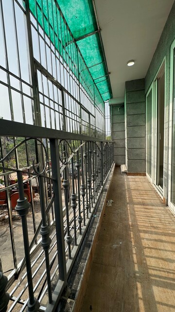 Balcony in 3 BHK Builder Floor at Palm Residency Chhatarpur, Chattarpur – for Rent