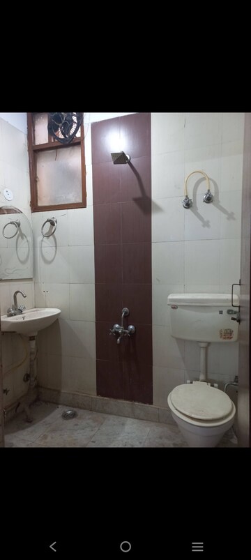 Bathroom in 2 BHK Builder Floor at Saket – for Rent