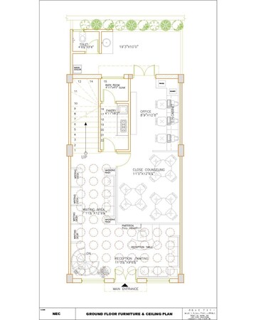 Floor Plan in  Office Space at Ambawadi – for Sale