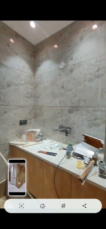 Bathroom in 3.5 BHK Builder Floor at Puri PP City Centre, Pitampura – for Rent