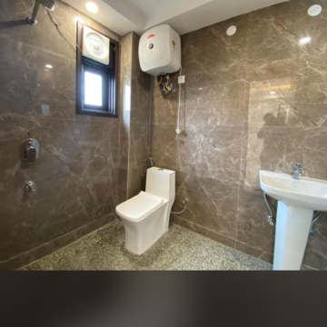 Attached Bathroom in 3 BHK Builder Floor at Chattarpur – for Sale