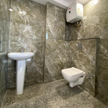 Bathroom in 3 BHK Builder Floor at Chattarpur – for Sale