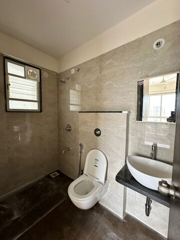 Bathroom in 3 BHK Apartment at Basil Mondale, Mundhwa – for Rent