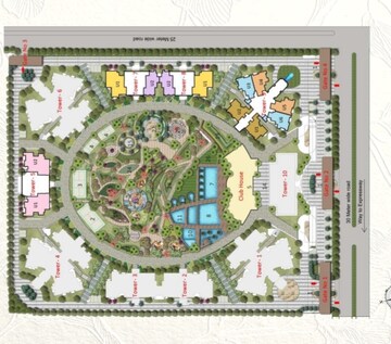Master Plan in 4 BHK Apartment at Sector 168 – for Sale