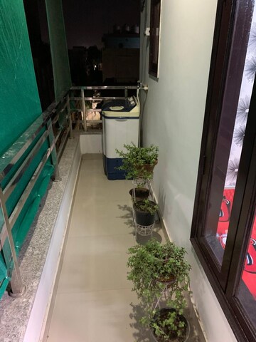 Balcony in 2 BHK Builder Floor at Patel Nagar – for Rent