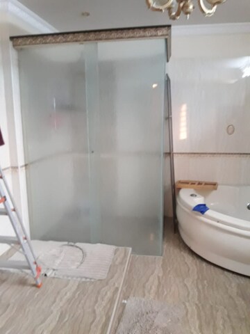 Bathroom in 4 BHK Apartment at Hennur Residency, Hennur Road – for Sale