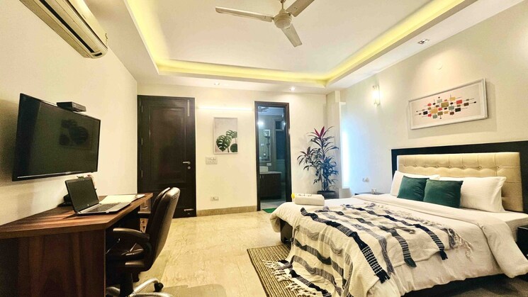Bedroom, malviya nagar 3 Bedroom 2700 Sq.Ft. Builder Floor In Malviya Nagar Delhi 9042974