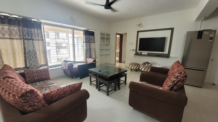 Living Room, bhandari-43-privet-drive 2 Bedroom 860 Sq.Ft. Builder Floor In Balewadi Pune 9043025