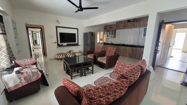 Living Room, bhandari-43-privet-drive 2 Bedroom 860 Sq.Ft. Builder Floor In Balewadi Pune 9043025