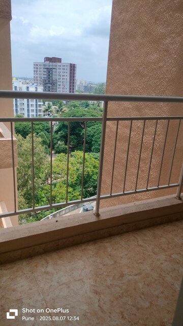 Balcony in 2 BHK Apartment at NG Vrundavan, Vishrantwadi – for Rent