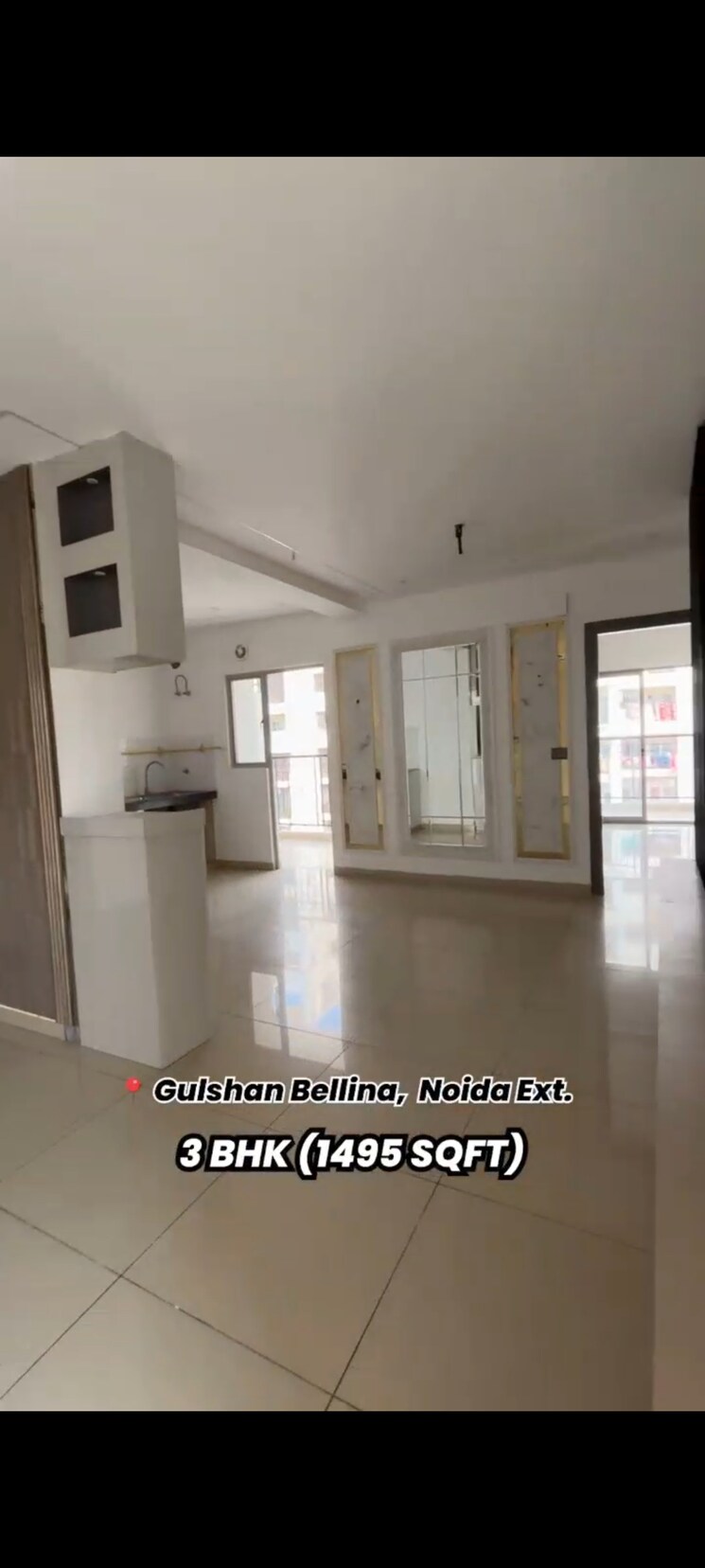 Living Room, gulshan-bellina 3 Bedroom 1495 Sq.Ft. Apartment In Sector 16 Greater Noida Greater Noida 9043322