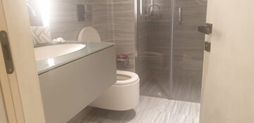 Bathroom in 3 BHK Apartment at Lodha World One, Worli – for Rent
