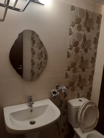 Bathroom in 3 BHK Builder Floor at Golden Arcadia Hillocks, Danion Ka Danda – for Rent